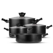 سرویس قابلمه نالینو 7 پارچه گرانیتی مدل Nasr